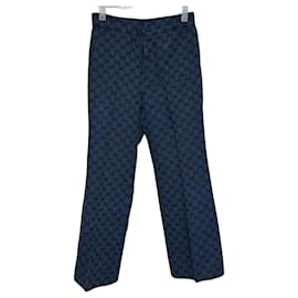 Pantalones de jacquard de algodón GG Linell - Gucci