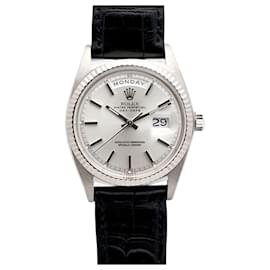 Relógio vintage Day-Date em ouro branco para homem - Rolex