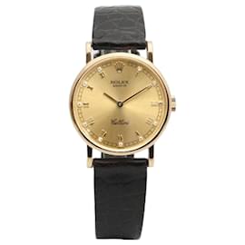 Rolex Orologio da donna Cellini Cellini Small Coin Roman Diamond Oro Manuale