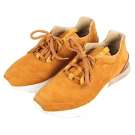 Hermès Sneakers Suede Drive Gold