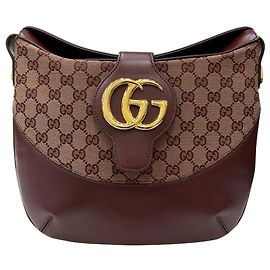 Gucci Borsa a Spalla Ally GG Medium Bordeaux
