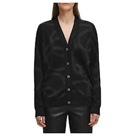 Leichter Strickstrickcardigan mit langen Ärmeln für Damen - Hermès