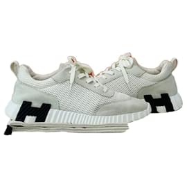 Sneakers in mesh con grafica dinamica - Hermès