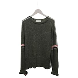 Khaki Mohair-Armband mit verdecktem Rundstrick - Thom Browne