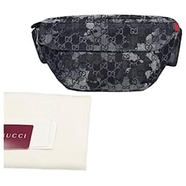 Gucci Borsa a cintura grande in denim