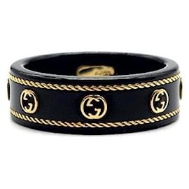 Anello Interlocking Icon in Oro - Gucci