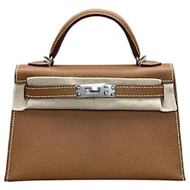 Mini Kelly Appson Gold Silver Hardware Stamp - Hermès