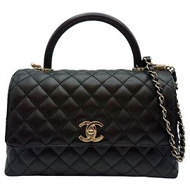 Chanel Borsa Large Flap Black Interior Chip