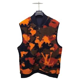 Reversibler Fleece-Gilet mit Monogramm Mapa Mundi - Louis Vuitton