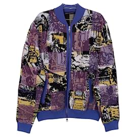 Louis Vuitton Blouson Multi Cotton Damier Pictorial Taglia XL