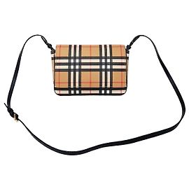 Burberry Umhängetasche mit abnehmbarem Vintage-Karomuster-Gurt