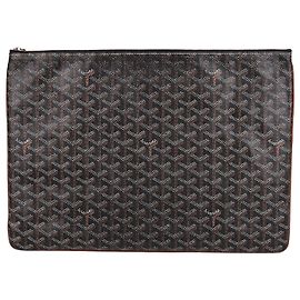 Goyard Clutch da uomo Senna GM Large Nero