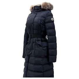 Moncler Chaqueta larga de plumón con piel de mapache Chloe
