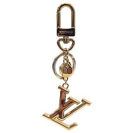 Louis Vuitton Portachiavi Charm Paisette LV in Oro