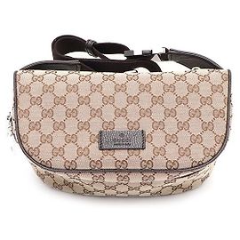 Gucci Marsupio e borsa da fianco in tela GG per unisex a tracolla
