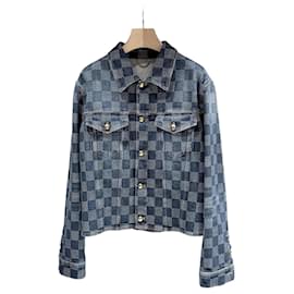 Damier Denim Hemdjacke (Größe - Louis Vuitton
