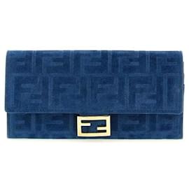Floc Denim Continental Portemonnaie-Kette - Fendi