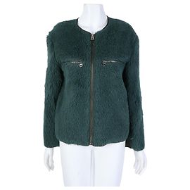 Acne Studios Fake Fur Zip-Up Jumper