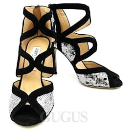 Pailletten-Sandalen - Jimmy Choo