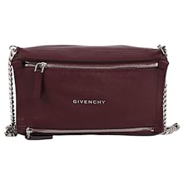 Borsa a tracolla Pandora Mini Chain bordeaux - Givenchy