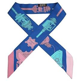 Foulard Twilly Luminarie Blue - Hermès