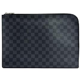 Louis Vuitton Pochette Damier Jour GM Men's Clutch Bag