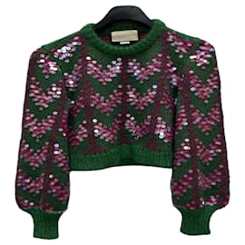 Strick mit Chevron-Pailletten - Gucci