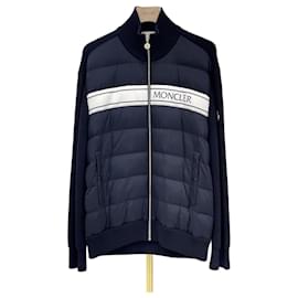 Moncler Maglia Imbottita con Zip XXL Navy