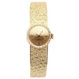 Rolex Vintage Gold Armbanduhr für Damen Precision Small Manual