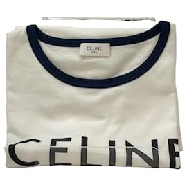 Trioppe Bedrucktes Baumwoll-Jersey T-Shirt - Céline