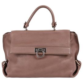 Salvatore Ferragamo Sophia Tasche aus Kalbsleder, Braun, Medium