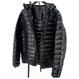 Leichte Moncler Laughet Kapuzenjacke Schwarz