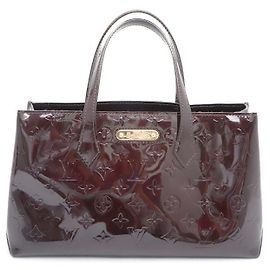 Louis Vuitton Monogram Vernis Amarante Wilshire PM Tote Bag