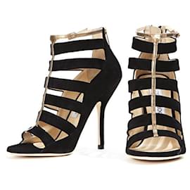 Sandali in scamosciato Black Fathom - Jimmy Choo