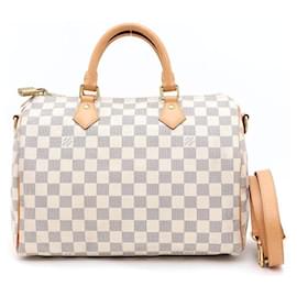 Louis Vuitton Borsa Tote e Borsa a Spalla Damier Azur Speedy