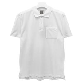 Kurzarm-Poloshirt mit Logo-Stickerei Weiß - Dior