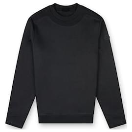 Sweatshirt aus Baumwolle mit Logo-Patch - Moncler