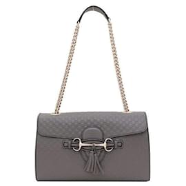 Gucci Borsa a Spalla GG Logo Shima Emily Gold Chain