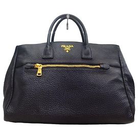 Prada Borsa Tote e Borsa a Spalla in Pelle Vitello Daino