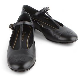 Chanel Scarpe basse Mary Jane con cinturino a T Taglia