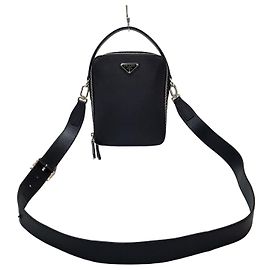 Prada Borsa Tote Saffiano con logo a triangolo