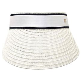 Chanel Raffia-Sonnenvisor