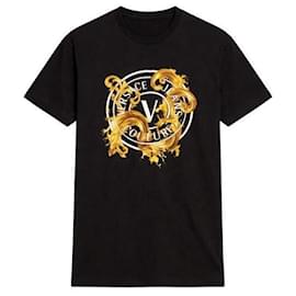Bedrucktes T-Shirt aus Baumwolljersey - Versace