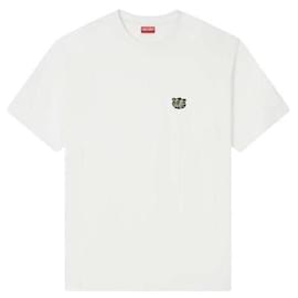 Baumwoll-T-Shirt mit Wild Tiger Stickerei - Kenzo