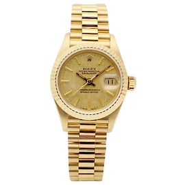 Rolex Datejust Gold Index Bocas Dial Damenuhr aus Gold