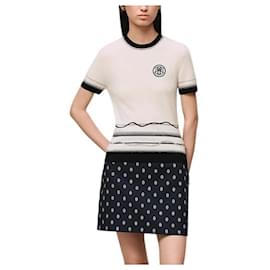 Suéter de manga corta de cachemira para mujer de punto - Hermès