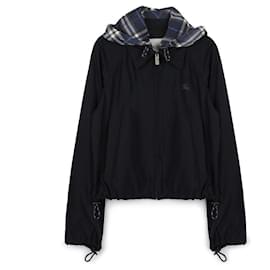 Burberry Chaqueta con capucha Crop Newcot