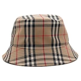 Bucket Hat aus technischer Baumwolle mit Vintage Check-Muster - Burberry