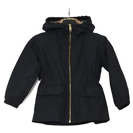 Burberry Chaqueta con capucha unisex para niños y jóvenes de algodón con estampado Vintage Check