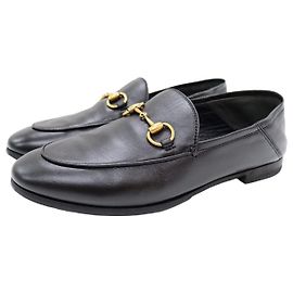 Gucci Mocassim de couro com bico de freio